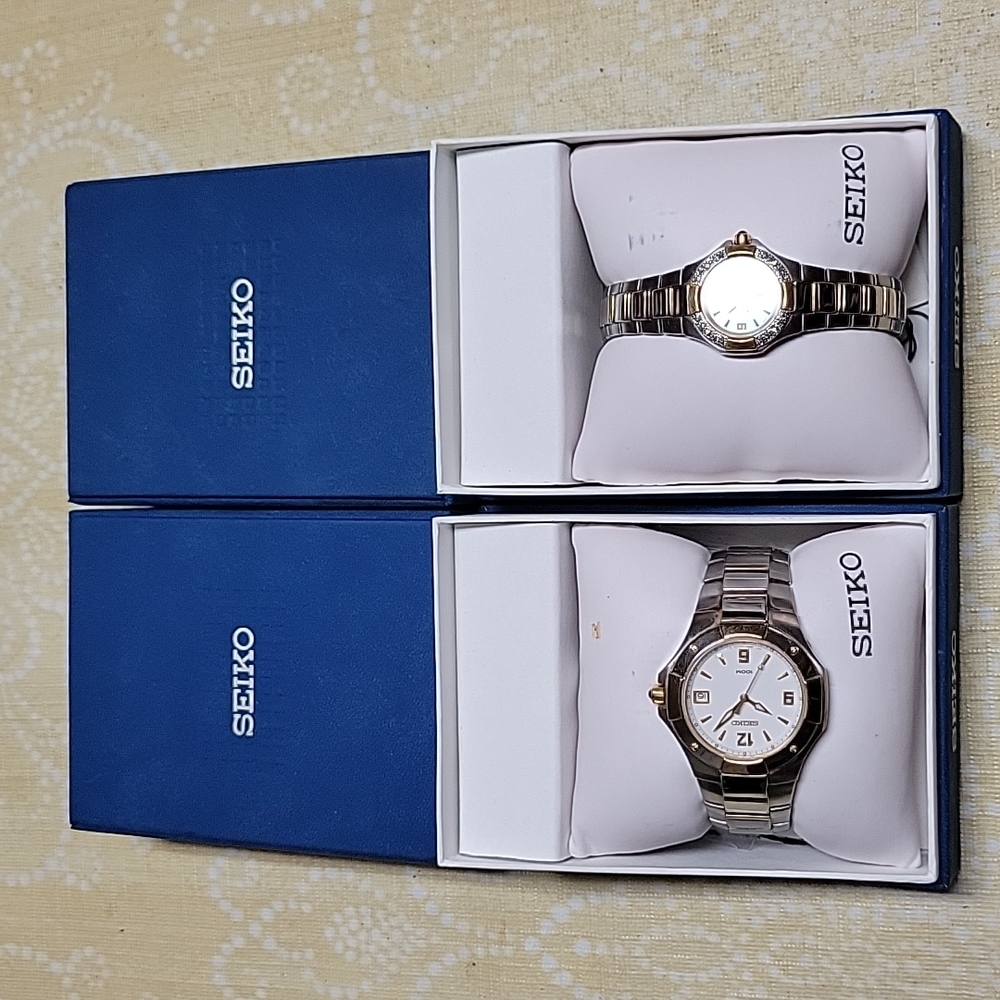 💮 Seiko his & hers Watches/bundle